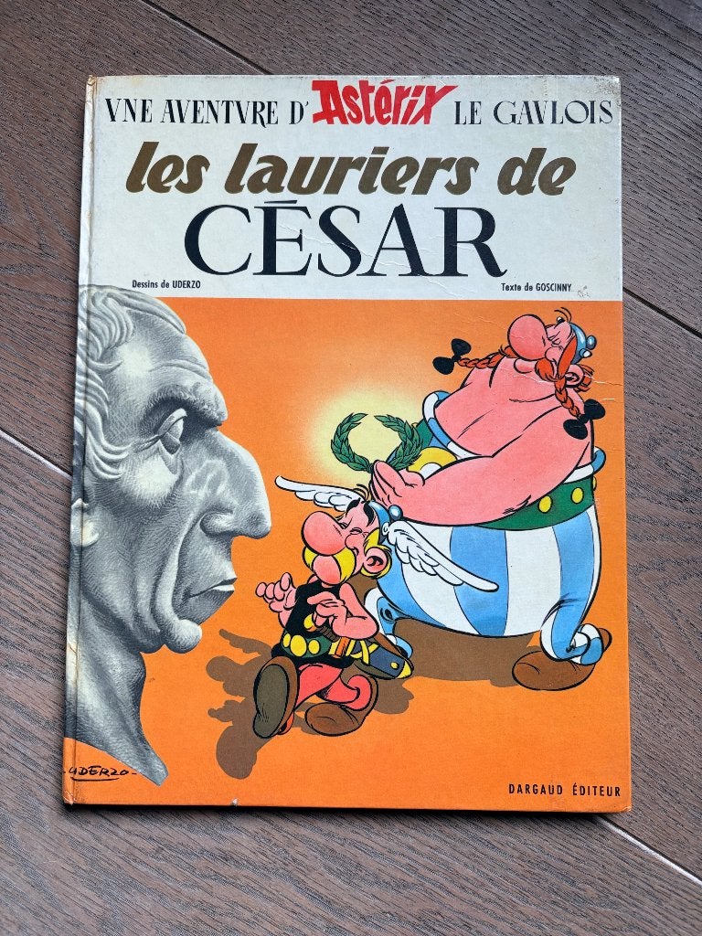 Asterix les lauriers de Cesar, Enlèvement, Utilisé, Goscinny & Uderzo;, Une BD