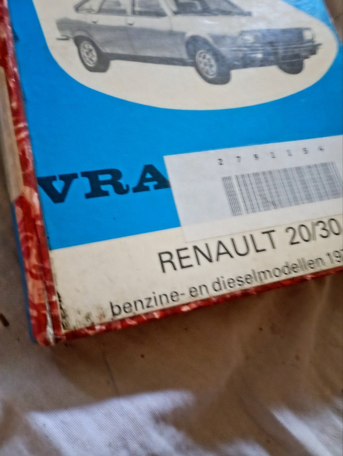 FAQ Renault 20/30 en néerlandais, Enlèvement ou Envoi