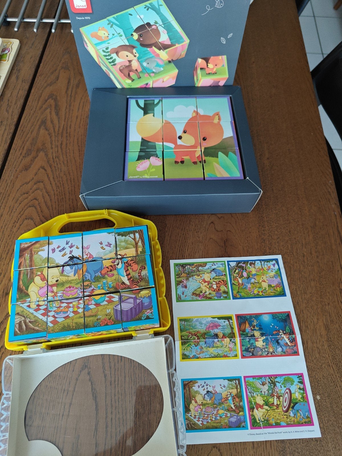 Kartonnen blokkenpuzzel, Verzamelen, Ophalen, Gebruikt