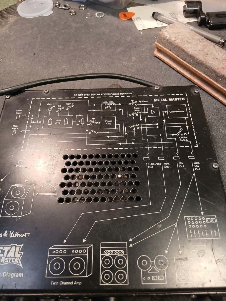 EFFET METAL MASTER, Enlèvement ou Envoi, Utilisé, Distortion, Overdrive ou Fuzz