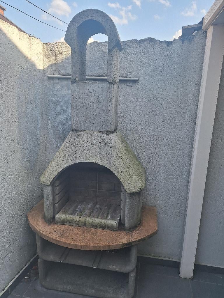 Stenen bbq, Tuin en Terras, Ophalen, Gebruikt, Overig