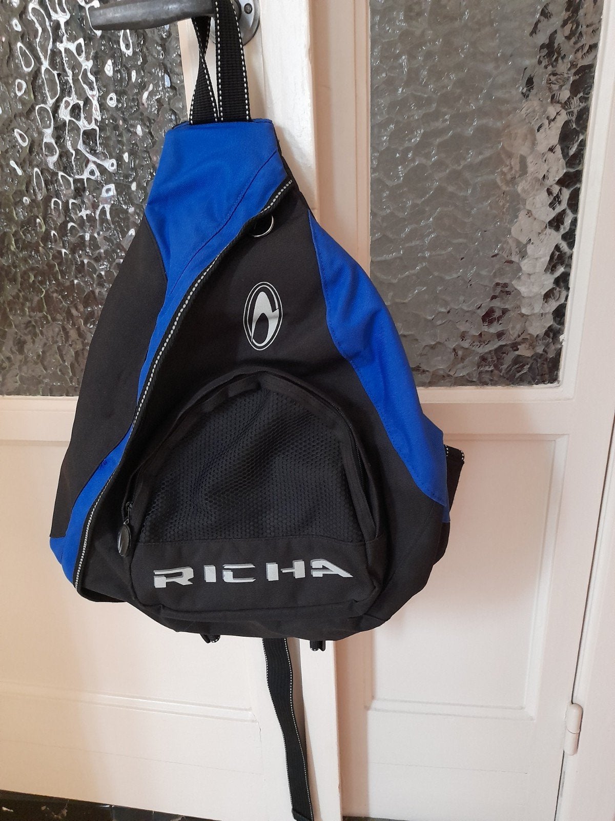 sac à dos moto richa single V2 noir bleu, Enlèvement ou Envoi