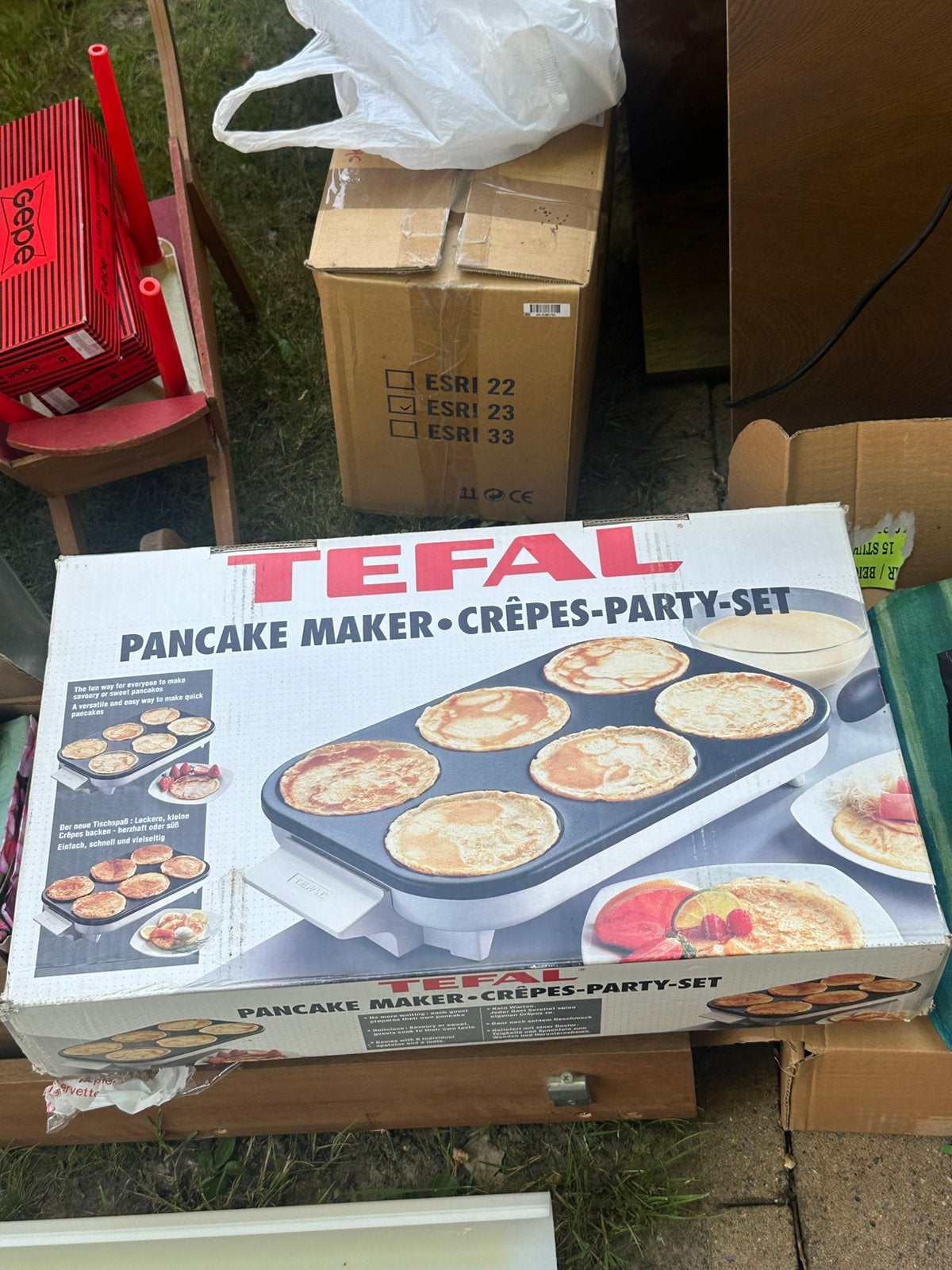 Tefal pannekoeken set Pancake maker Crepes party, Electroménager, Appareils à gourmet, Enlèvement, Comme neuf