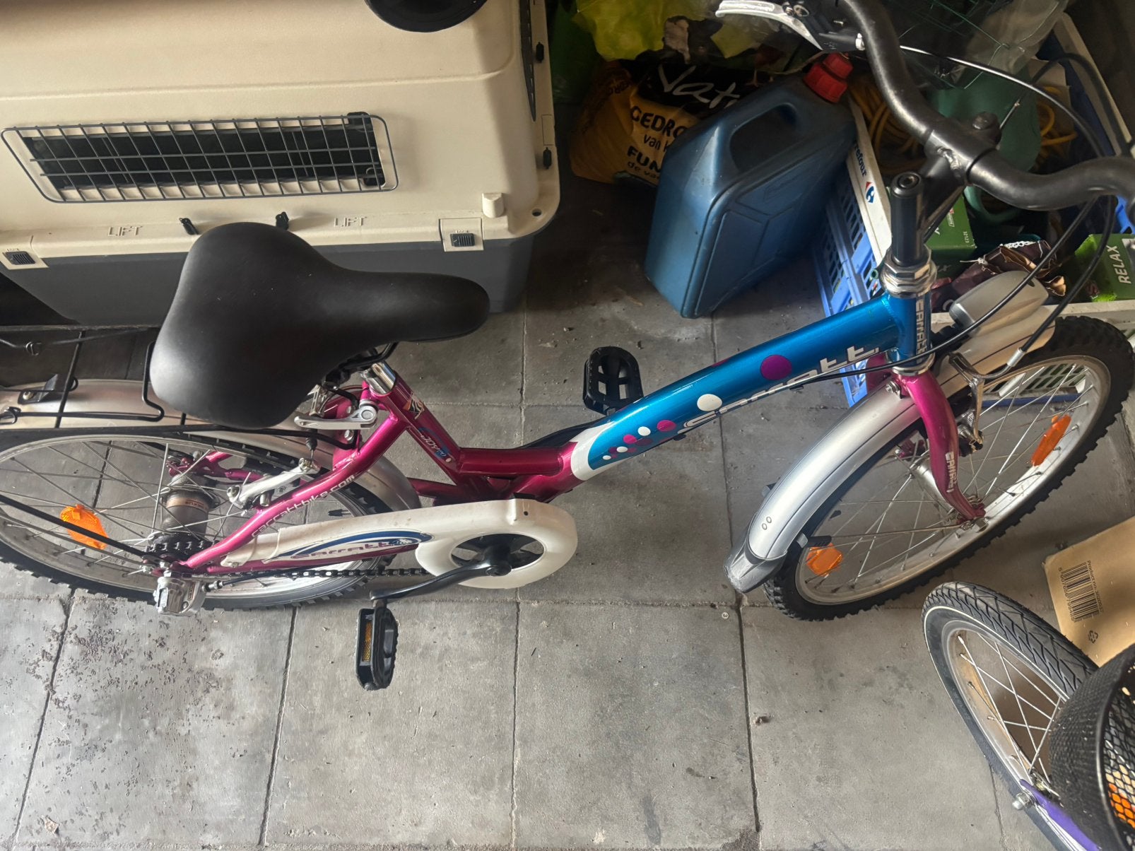 Kinderfiets te koop, Enlèvement