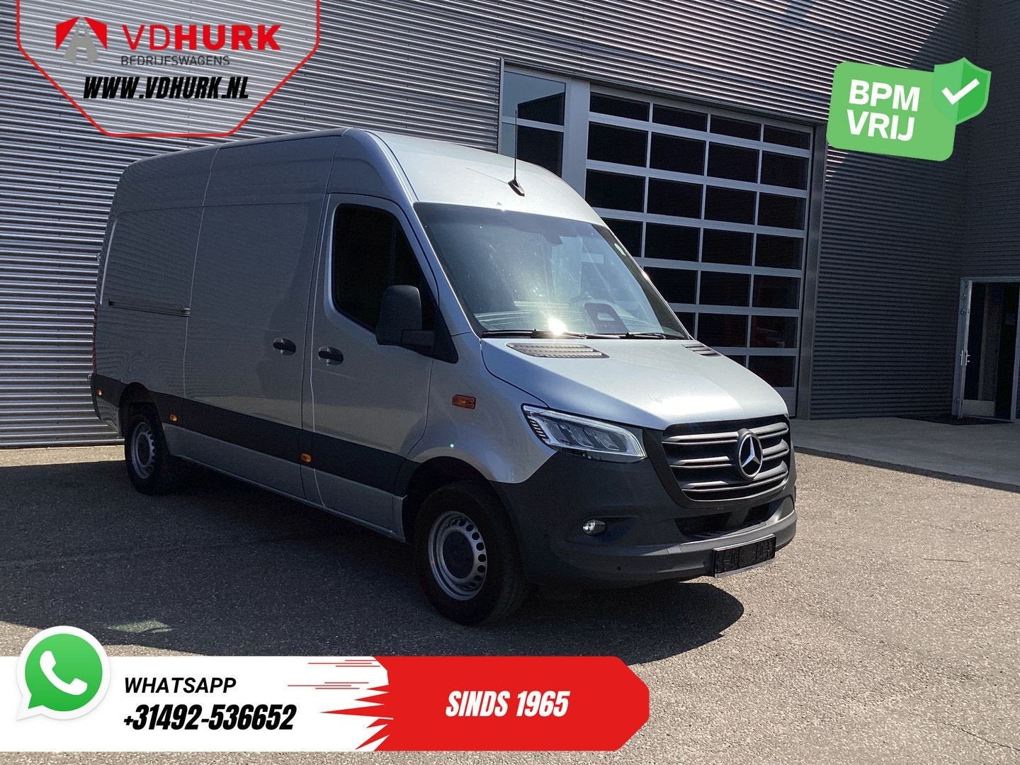 Mercedes-Benz Sprinter 317 CDI Aut. L2H2 LED/ Gev.Stoel/ Nav, Automaat, Mercedes-Benz, Bedrijf, Diesel