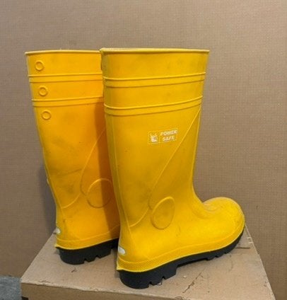 BOTTES DE TRAVAIL - POINTURE 46 / 11 - POWER SAFE, Jardin & Terrasse, Vêtements de travail, Envoi, Comme neuf, Hommes, Bottes