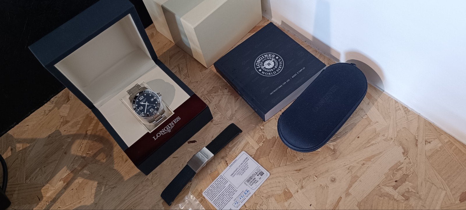 longines hydroconquest 41, Bijoux, Sacs & Beauté, Montres | Hommes, Enlèvement, Comme neuf, Montre-bracelet