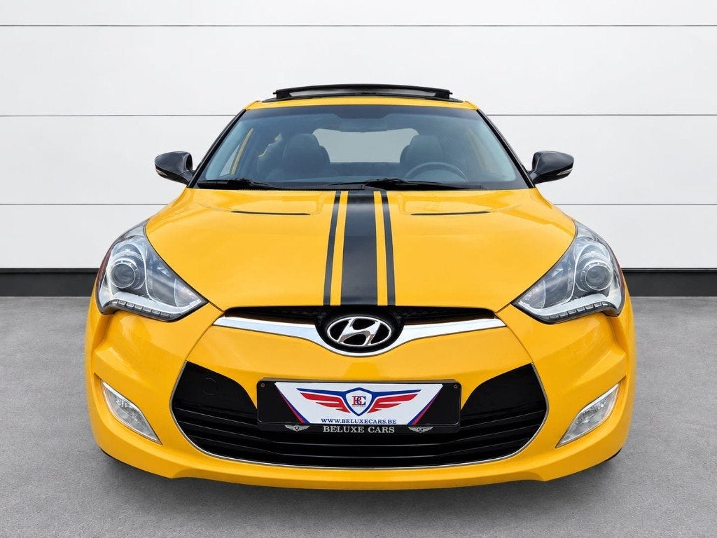 HYUNDAI VELOSTER 1.6 GDi*TOIT-PANO*LED*SEMI-CUIR*ECRAN*PDC*, Autos, Euro 5, Achat, 4 portes, Entreprise