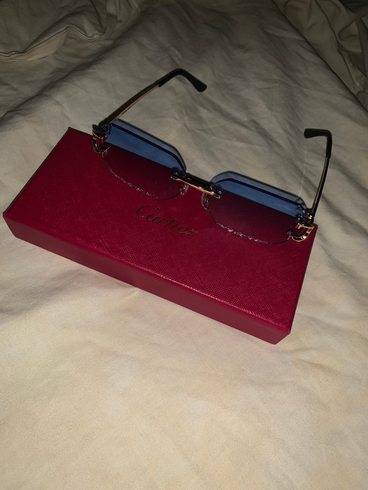 Cartier bleu doré, Bijoux, Sacs & Beauté, Enlèvement, Comme neuf