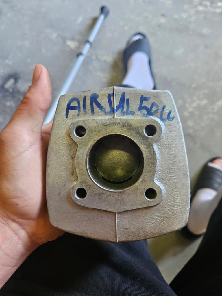 Cilinder airsal 50cc, Ophalen