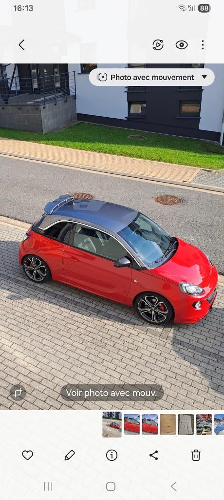 Opel adam S 1.4 150cv 2017, Auto's, Voorwielaandrijving, ADAM, Zwart, Handgeschakeld