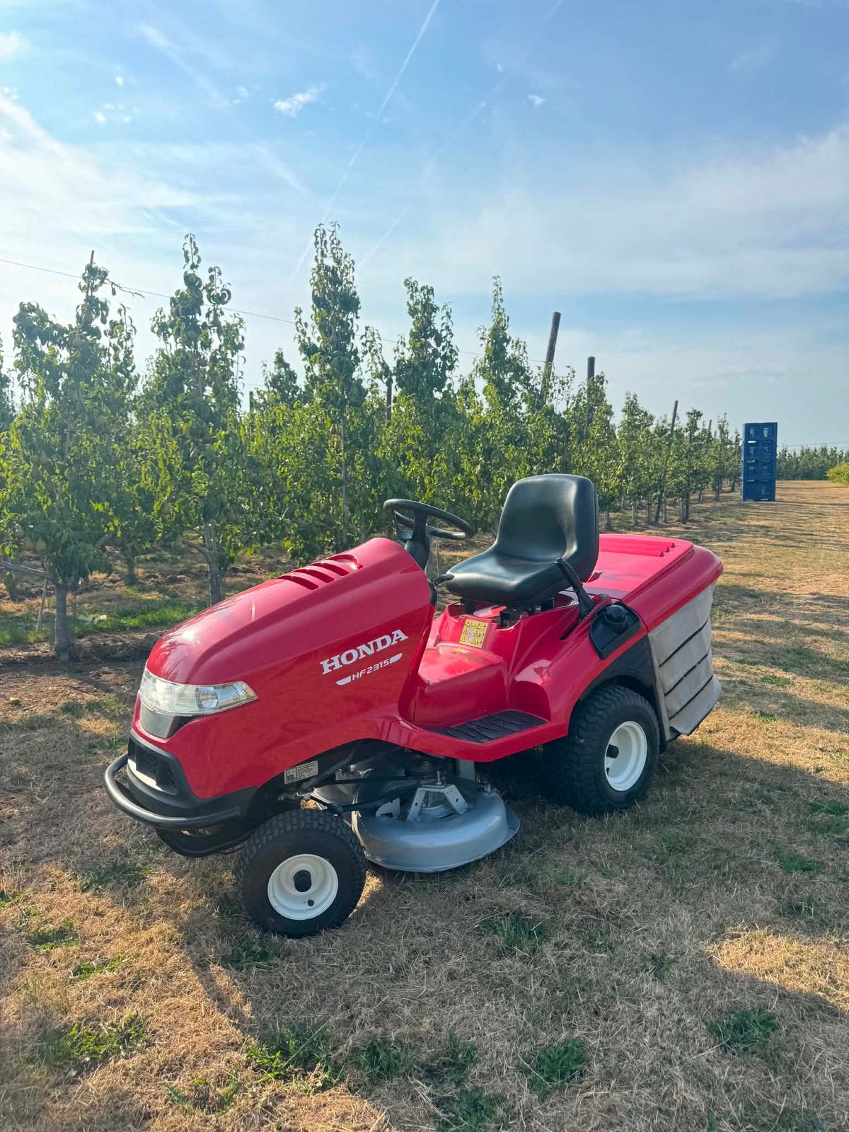 Honda 2315 2 cilinder, Jardin & Terrasse, Enlèvement ou Envoi, Comme neuf, Bac de ramassage