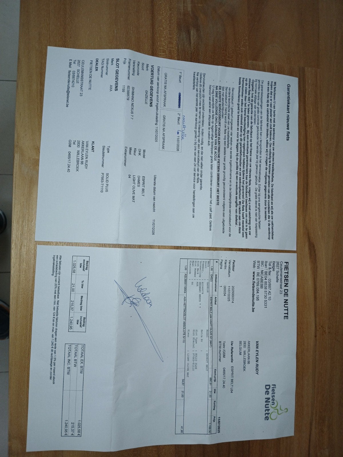 fames fiets grote maat 64 1 naar oud, Ophalen, Gazelle