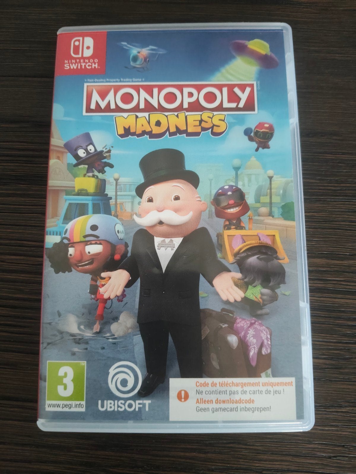 Monopoly Nintendo switch, Enlèvement
