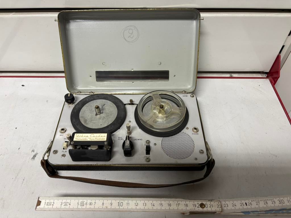 Vintage Vibra-Corder geluidsrec. - Transistortape Rec. 60s, Ophalen of Verzenden, Bandrecorder