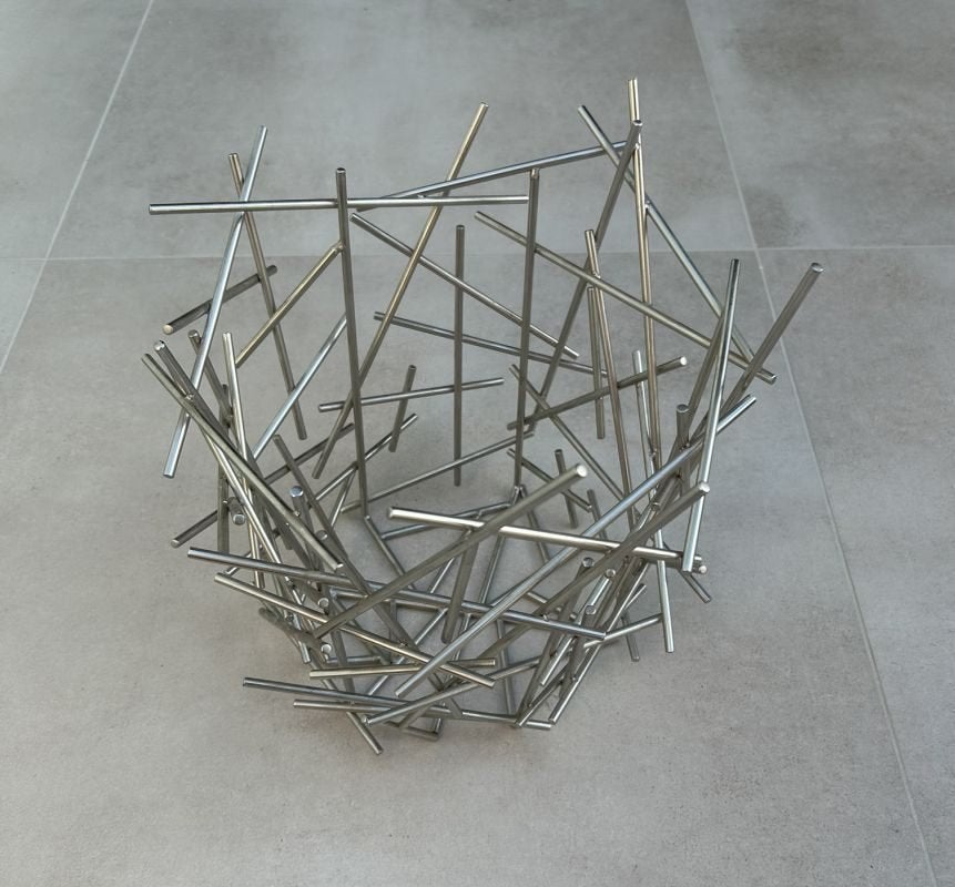 Alessi - Blow Up - citroenmand Fratelli Campana 2004, Italy, Gebruikt, Schaal, Ophalen of Verzenden, Metaal