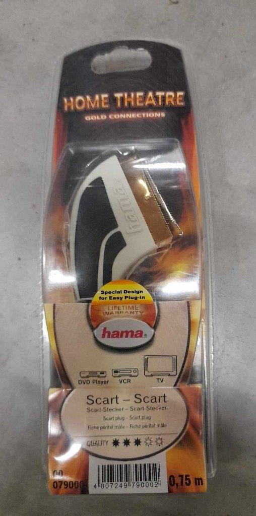 Nieuwe hama scartkabel, Ophalen, Nieuw, Minder dan 2 meter, Scartkabel
