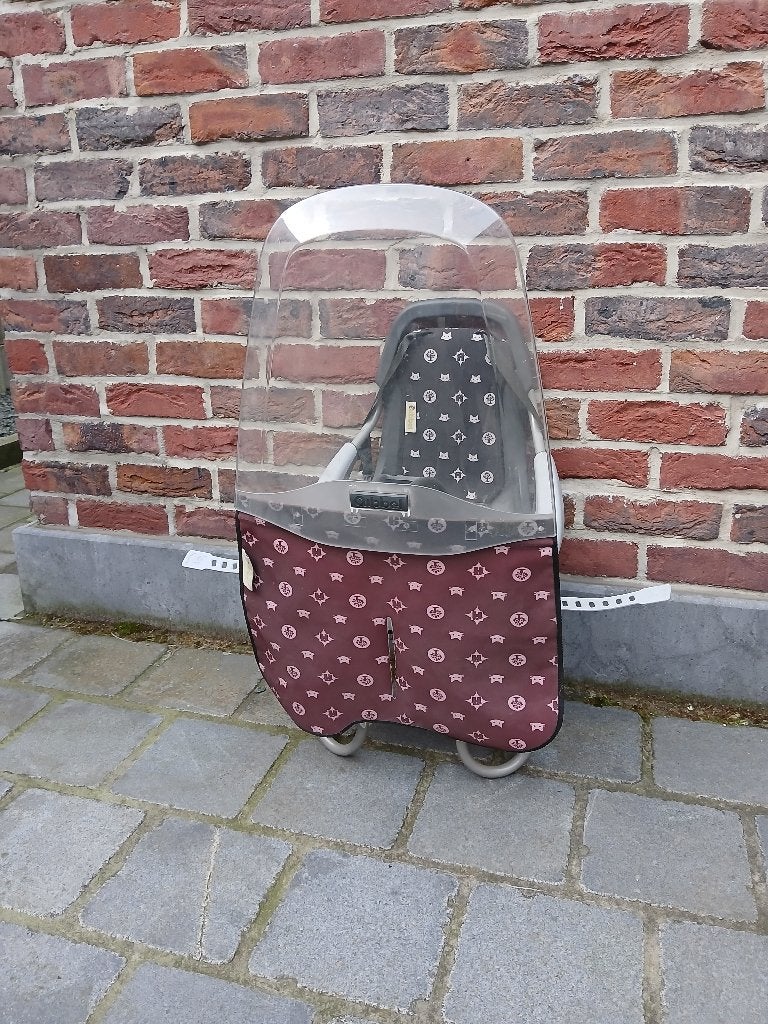 Fietsstoeltje vooraan met windscherm, Ophalen, Voorzitje, Qibbel, 0 t/m 13 kg