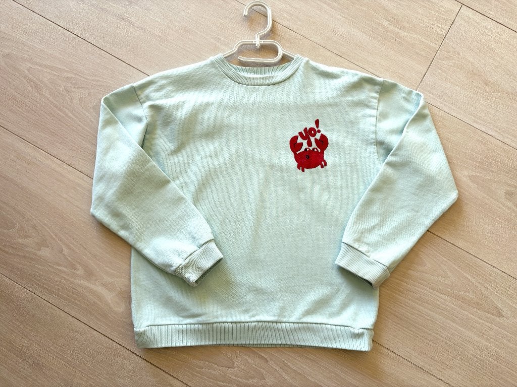 Filou & Friends Sweater Mintgroen 10 Jaar (140), Kinderen en Baby's, Gebruikt, Jongen of Meisje, Trui of Vest, Ophalen of Verzenden