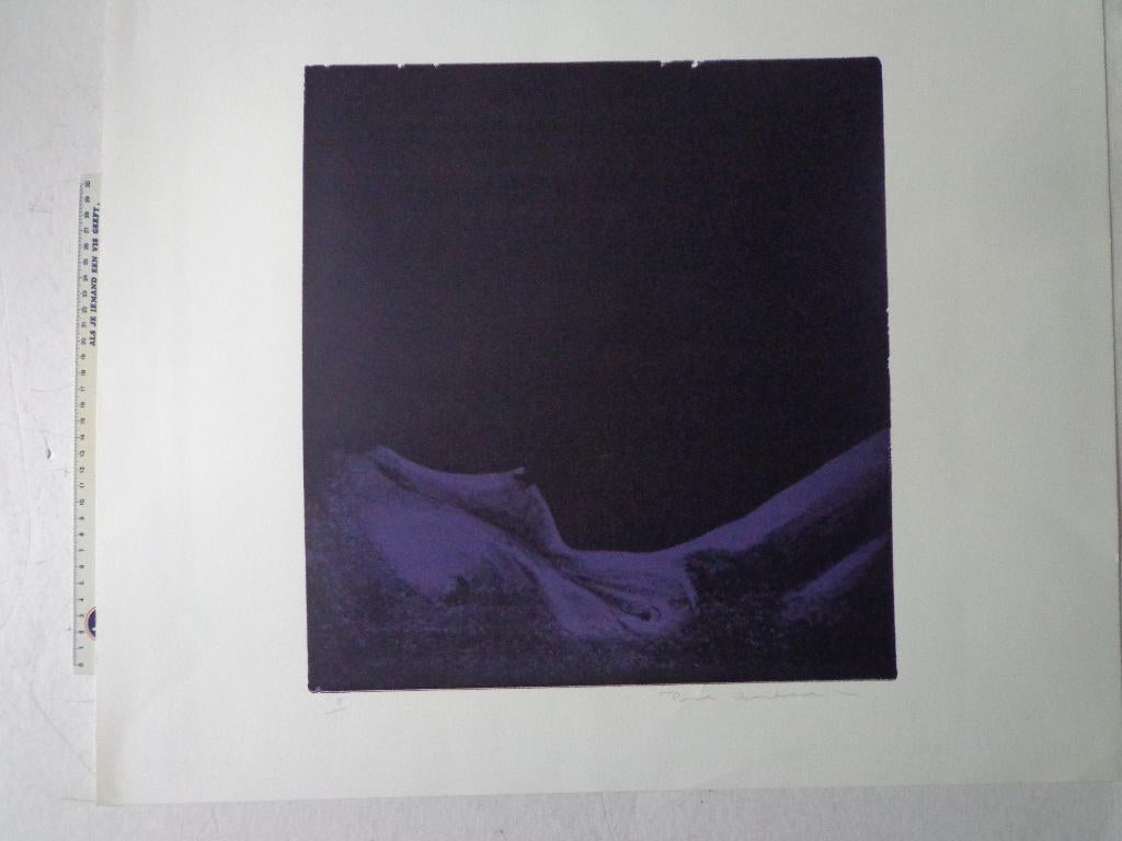 Litho sensueel naakt in het paars van Paul Verbeeck, Antiek en Kunst, Kunst | Litho's en Zeefdrukken, Ophalen of Verzenden