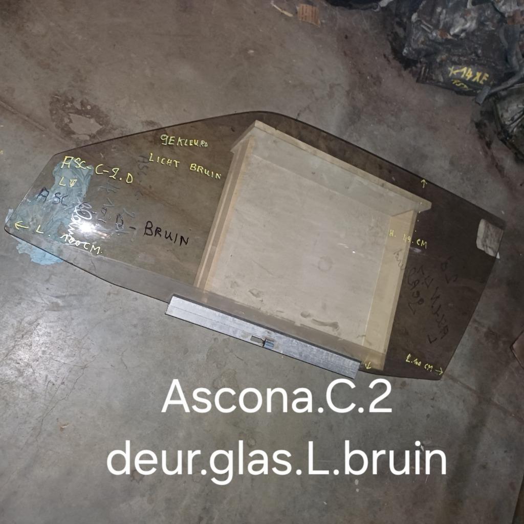 Ascona.C..2.deurs.L+ R.deur glas .bruin, Ophalen of Verzenden, Opel