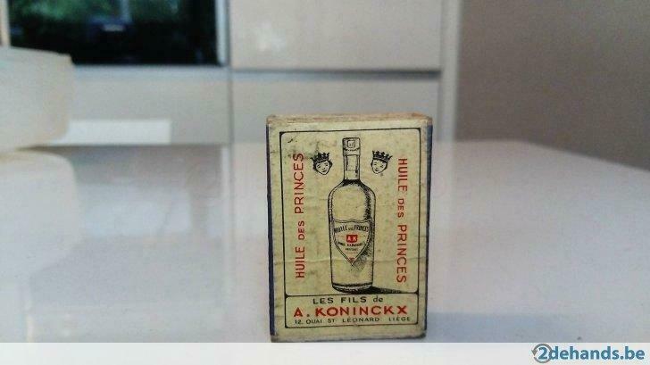 Houten luciferdoosje koninckx Luik drank, Verzamelen, Ophalen of Verzenden, Gebruikt