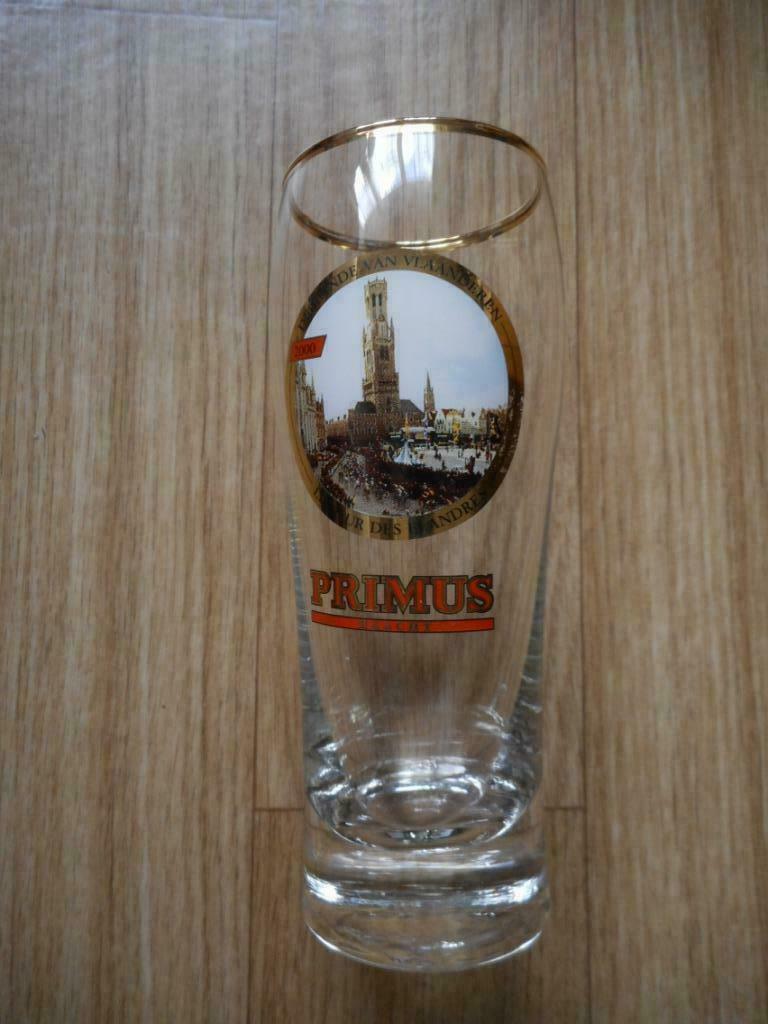PRIMUS GLAS(RONDE VAN VLAANDEREN JAAR 2000), Verzamelen, Ophalen of Verzenden, Zo goed als nieuw, Bierglas