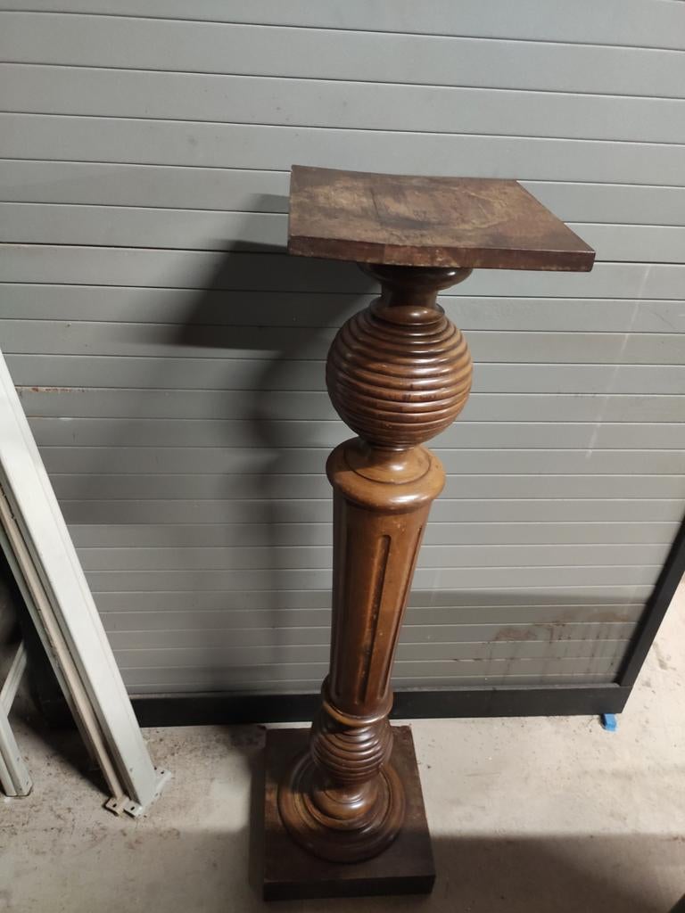 Grote houten zuil, pilaar, Antiek en Kunst, Ophalen of Verzenden