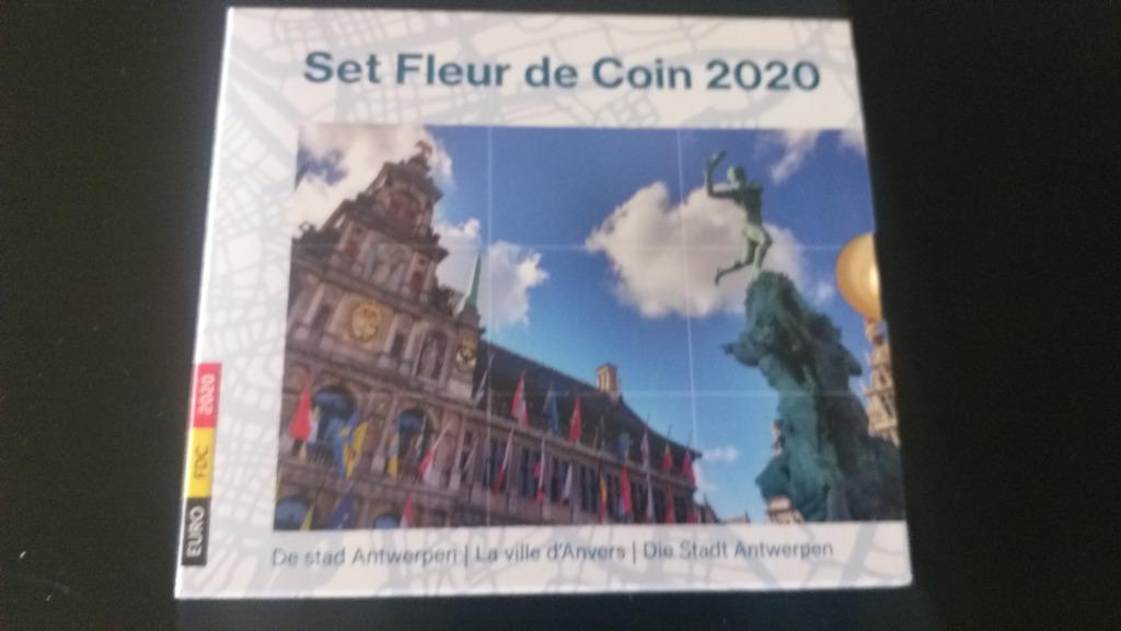 Belgie set euromunten 2020, Ophalen of Verzenden, België, Overige waardes, Setje