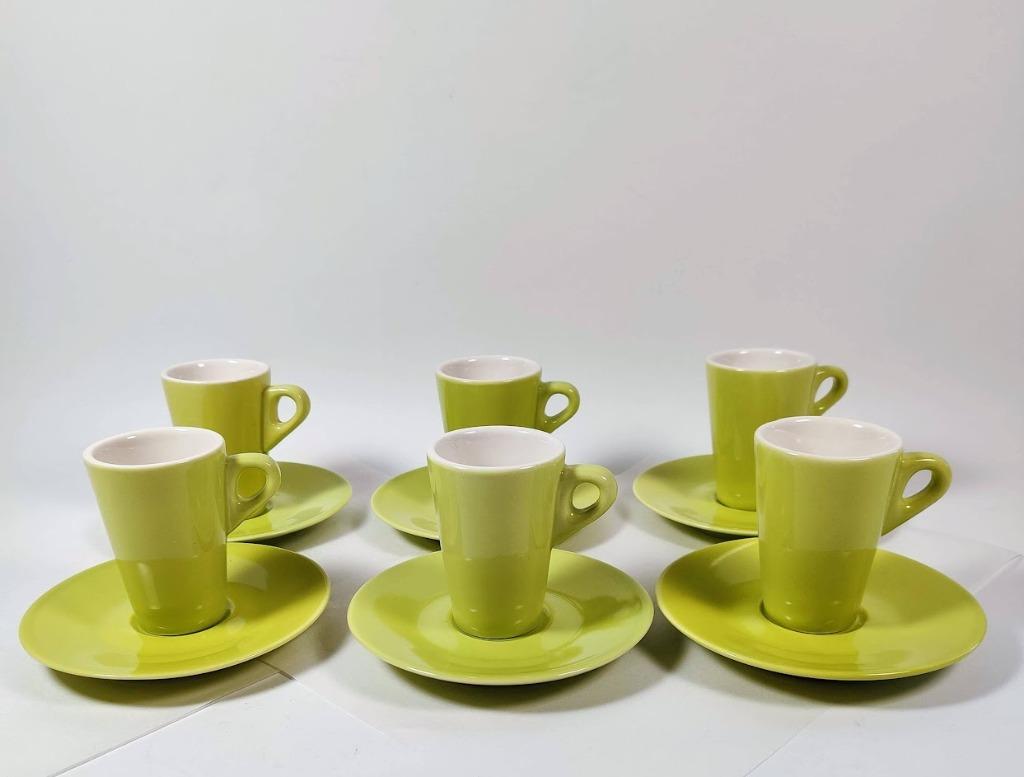 Espresso kopjes en ondertassen TOGNANA, Verzamelen, Ophalen of Verzenden