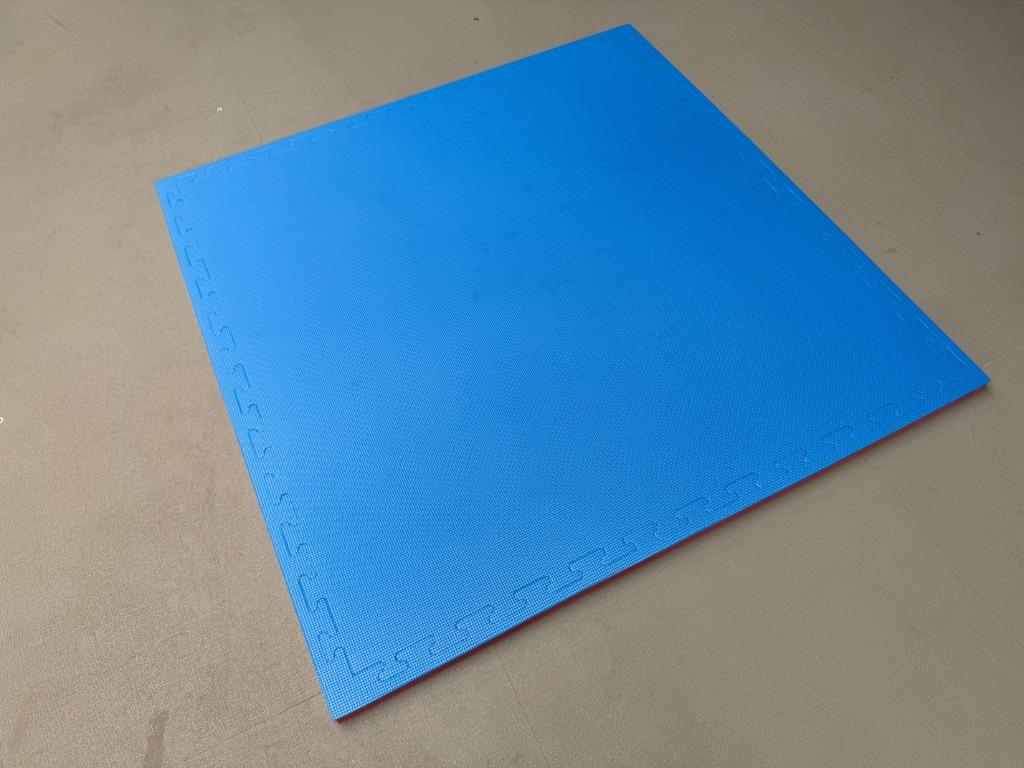 Tatamis PREMIUM 1mx1mx2.6cm epaisseur. Mousse EVA Bleu/Rose, Info@kriden.be, Judo, Nieuw, Ophalen of Verzenden
