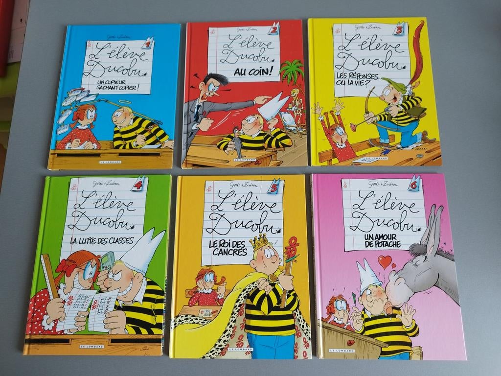 L'élève Ducobu tomes 1 à 6 rééditions, Série complète ou Série, Enlèvement ou Envoi, Comme neuf