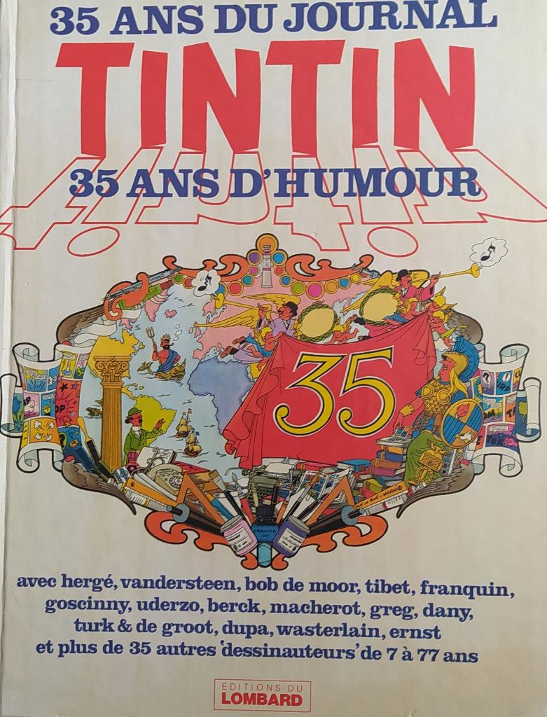 35 ans du journal Tintin, Enlèvement ou Envoi, Une BD, Utilisé, Collectif