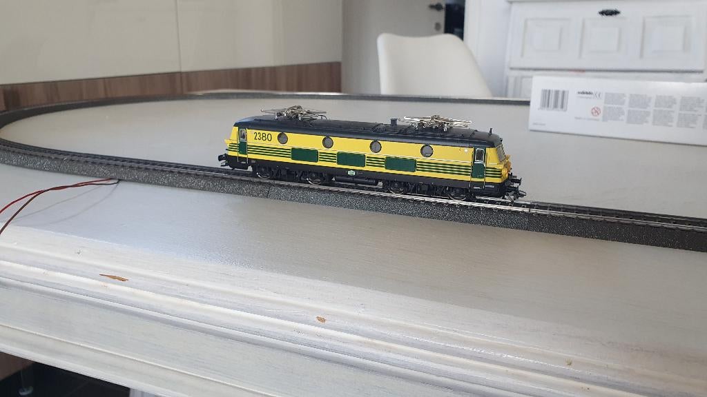 Märklin 37236 H0 sncb Zebra 3 rails Sound (klaxon), Enlèvement ou Envoi, Courant alternatif, Utilisé, Locomotive
