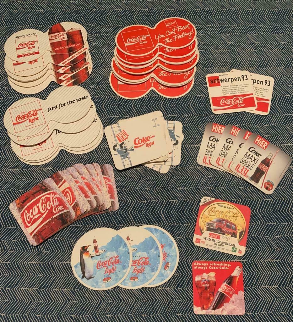Bierviltjes Coca-Cola, Verzamelen, Ophalen, Gebruikt, Overige typen