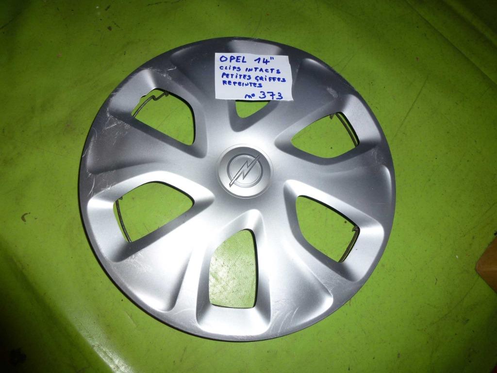 OPEL 14" wieldop (n°373) 1 stuk, Auto diversen, Wieldoppen, Ophalen of Verzenden, Gebruikt