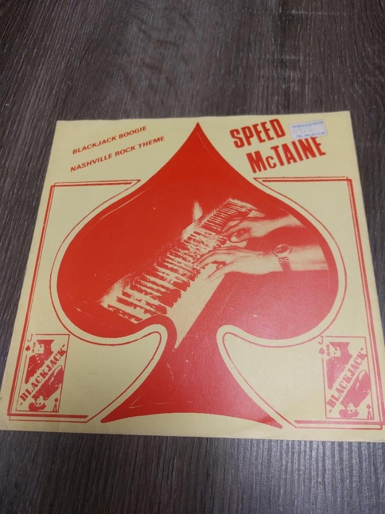 SPEED McTAINE blackjack boogie 45 t, Enlèvement ou Envoi, Utilisé, Rock et Metal