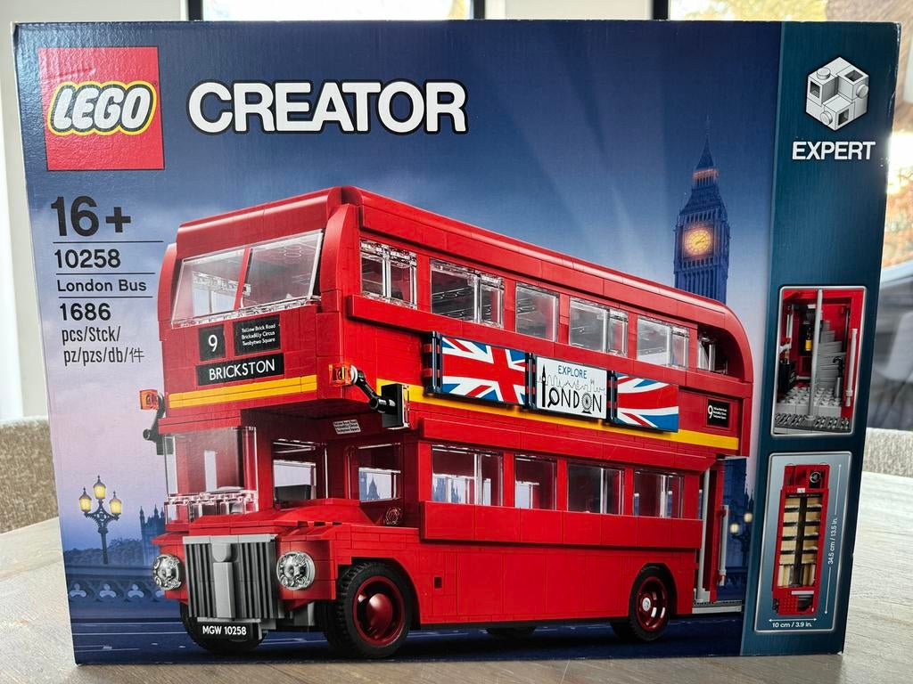 LEGO-set 10258 - London Bus, Ophalen, Nieuw, Complete set, Lego