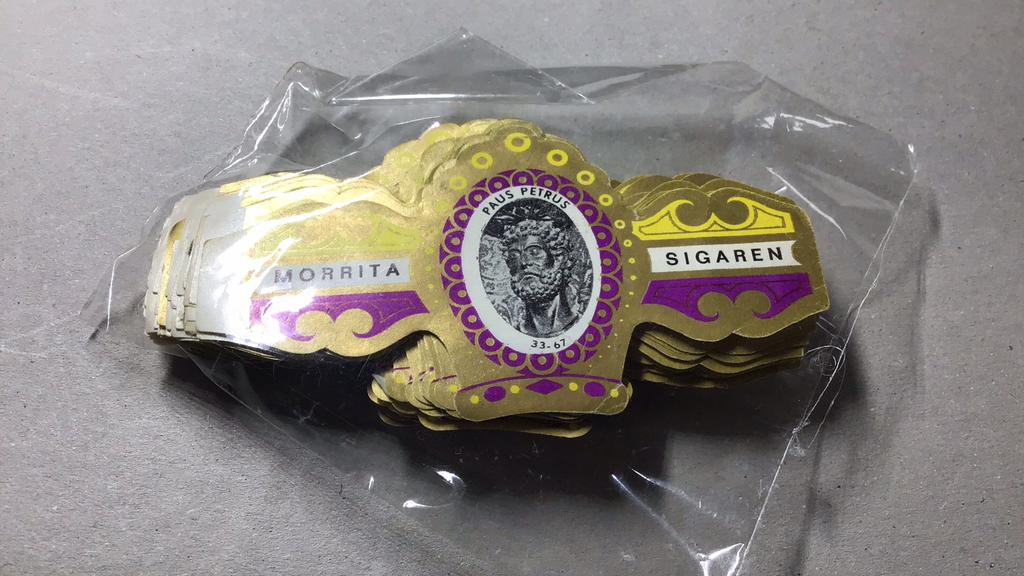 Morita sigarenbandjes, Ophalen of Verzenden, Zo goed als nieuw, Sigarenbandjes
