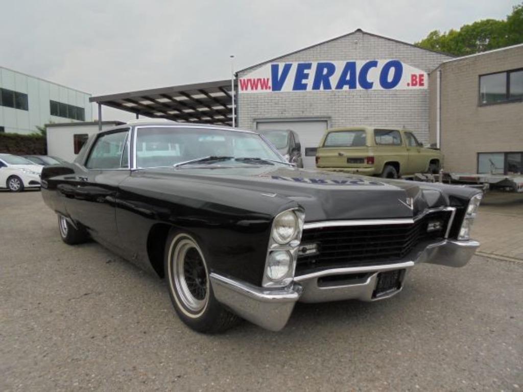 Cadillac Coupe De Ville - BJ 1967, Auto's, Automaat, Achterwielaandrijving, Zwart, Bedrijf