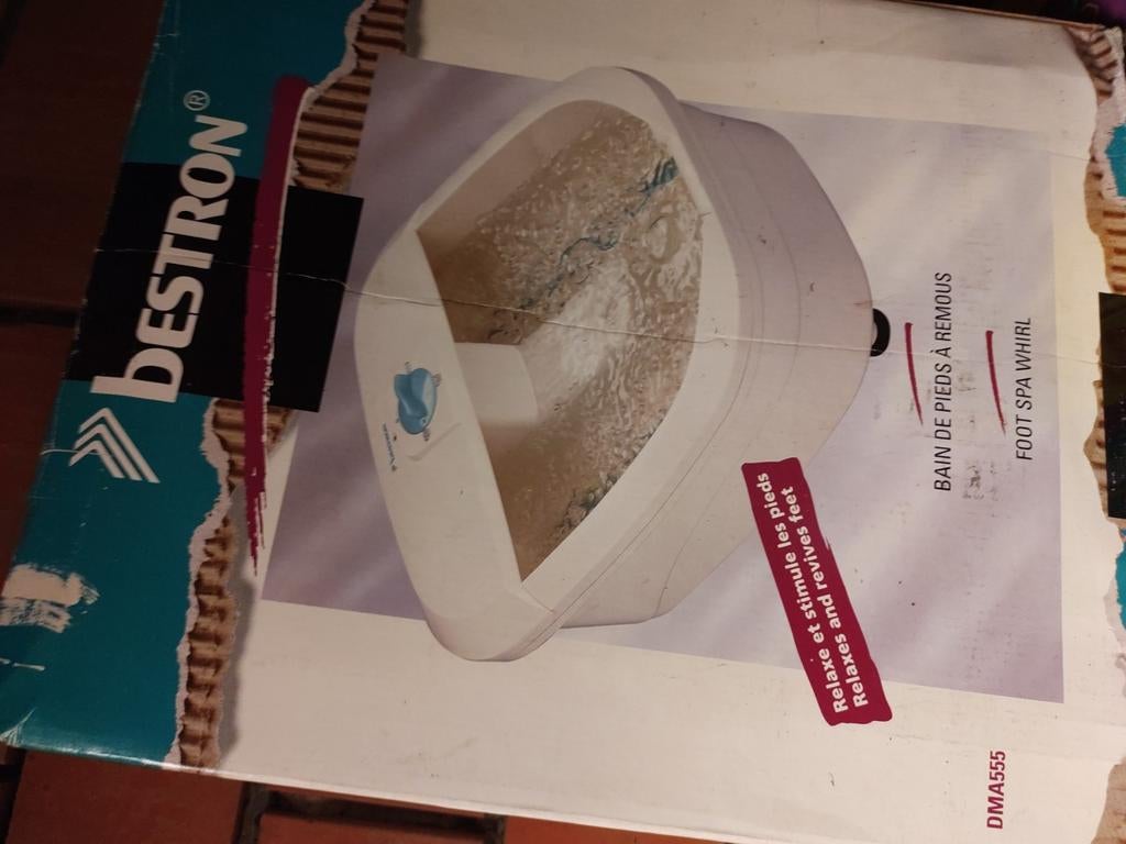 Foot spa whirl, Ophalen, Zo goed als nieuw