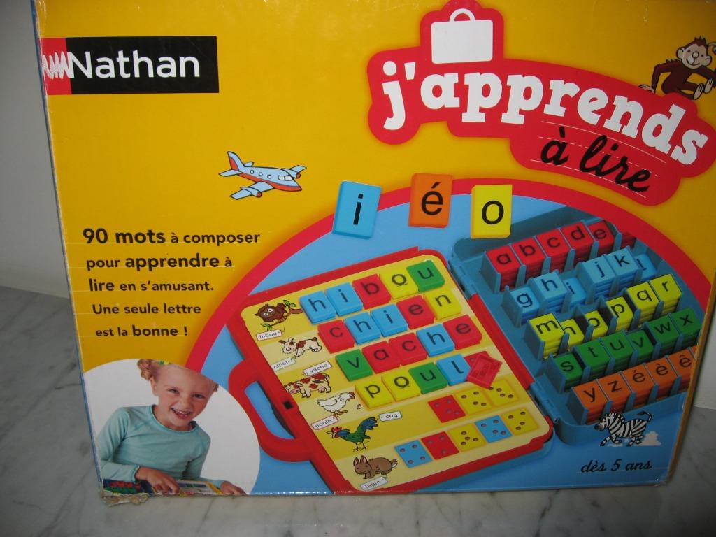 ✅ J'apprends à Lire - Jeu éducatif - Nathan, Enlèvement, Comme neuf, Langue et Lecture