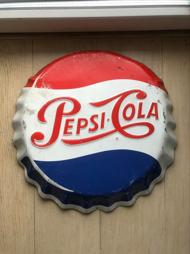 Reclamebord Pepsi Cola., Verzamelen, Merken en Reclamevoorwerpen, Ophalen, Zo goed als nieuw, Reclamebord