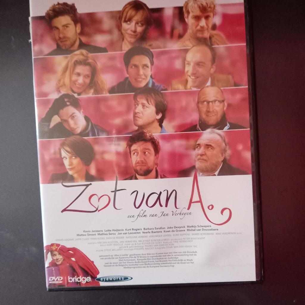 Zot van A, een film van Jan Verheyen, met Kevin Janssens, Ophalen of Verzenden, Gebruikt, Komedie, Film