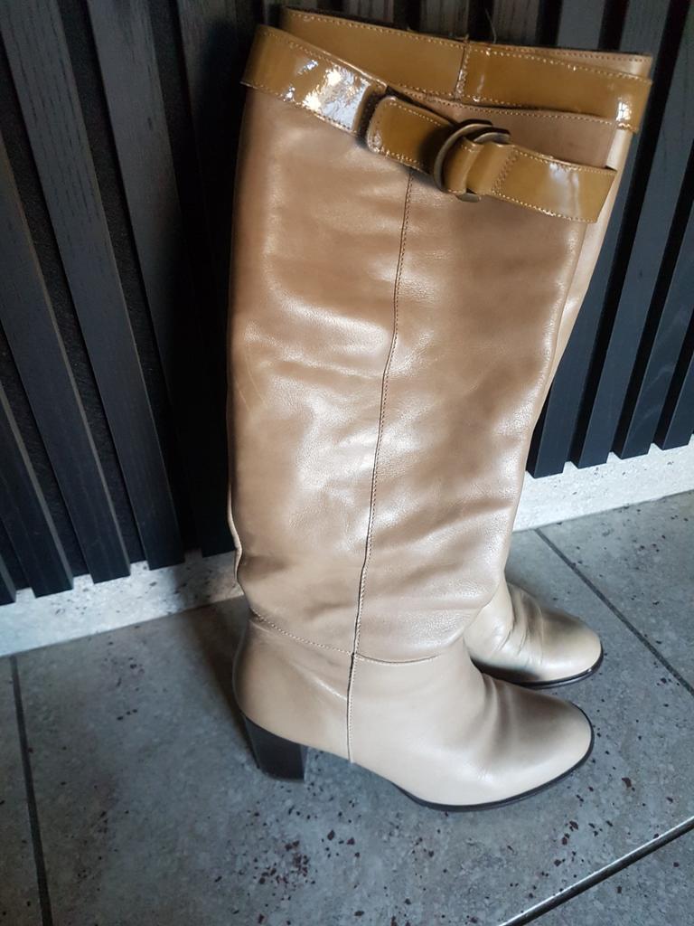 Bottes en cuir, Vêtements | Femmes, Enlèvement, Bottes hautes, Linea loresi, Beige
