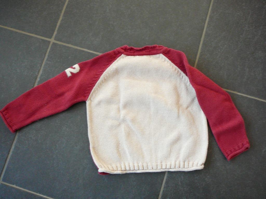 Buissonnière bordeaux trui, Kinderen en Baby's, Kinderkleding | Maat 92, Gebruikt, Jongen, Trui of Vest, Ophalen of Verzenden