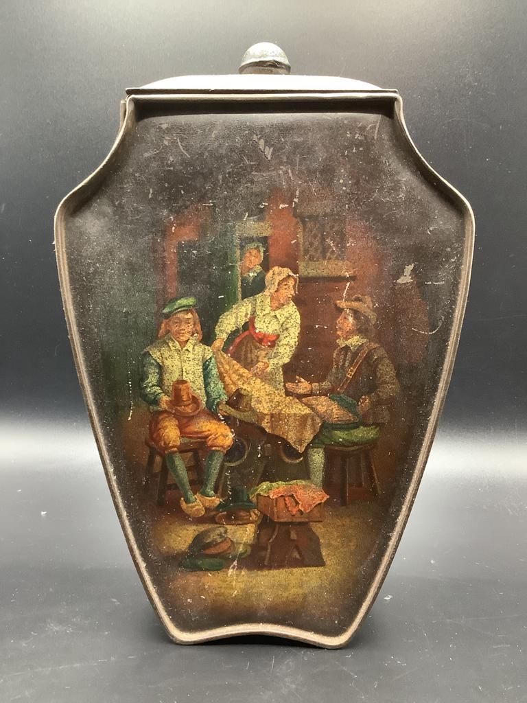 Ancienne boite Huntley & Palmers « The Flemish Vase », Collections, Boîte en métal, Enlèvement ou Envoi