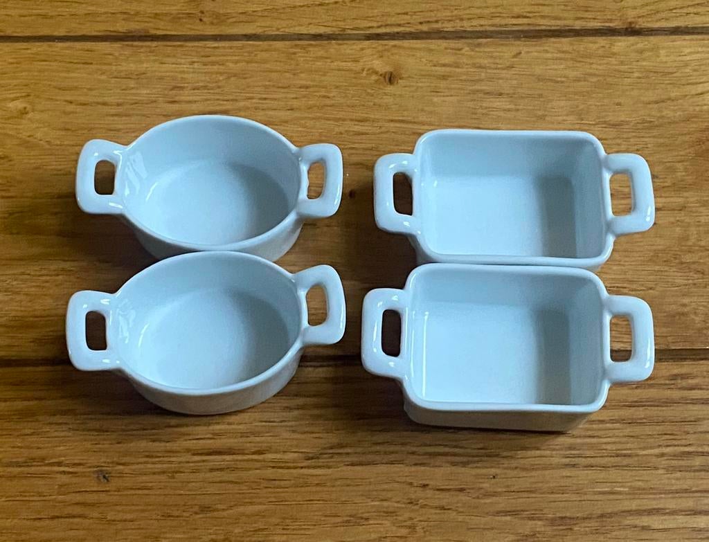 Witte boterpotjes Cosy Trendy, Ophalen, Gebruikt, Overige typen