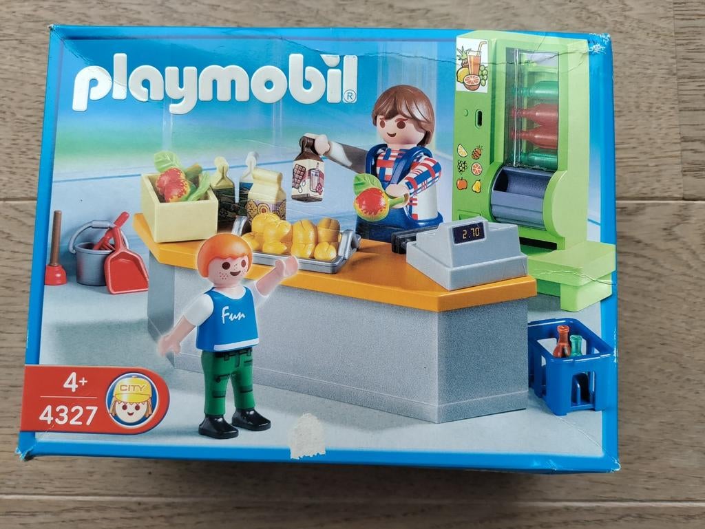 Complete Playmobil set winkel kassa, Kinderen en Baby's, Speelgoed | Playmobil, Ophalen, Zo goed als nieuw, Complete set