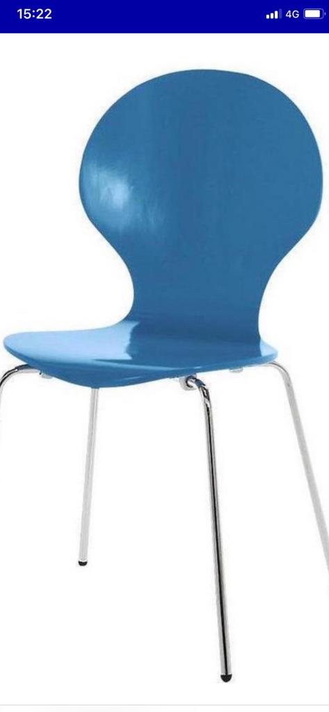 Vlinderstoel blauw, Huis en Inrichting, Stoelen, Ophalen, Nieuw, Blauw, Nog in verpakking